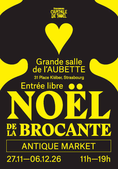 Flyer Noël de la brocante à strasbourg